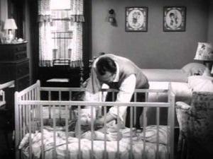 Red Skelton dealing with his child in Half a Hero