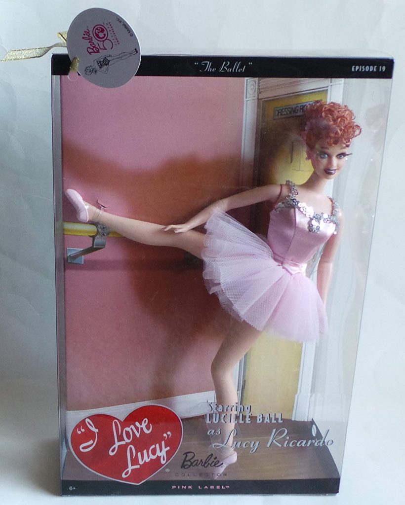 lucille ball barbie doll 2021